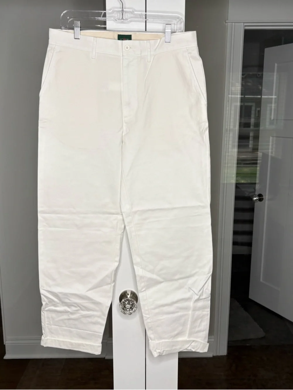 NWT J. Crew Classic Chino Pant White
